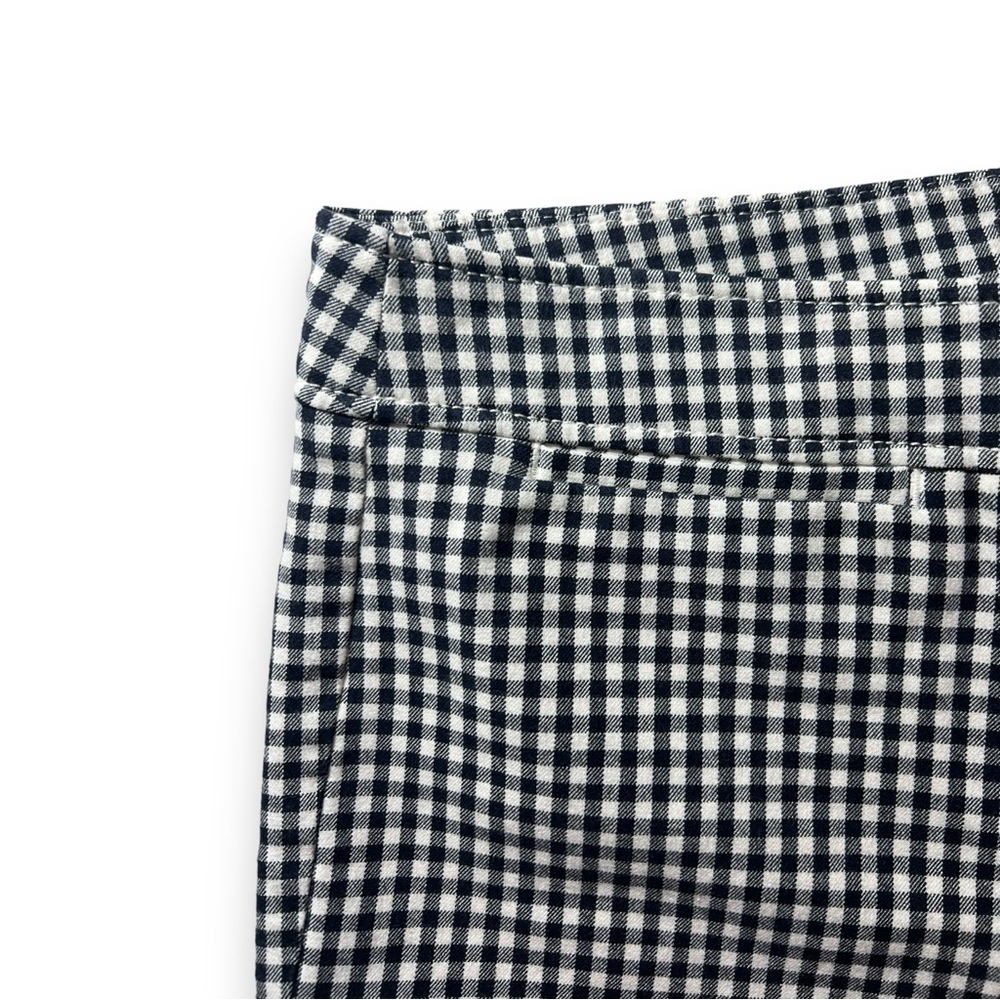 Talbots Women’s Chatham Ankle Pants Black White Plaid Size 10P - Picture 3 of 9